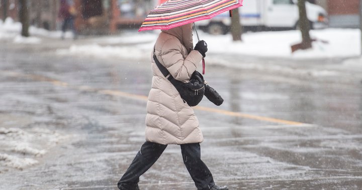 Вали дъжд, вали и снегът бавно се топи в Квебек.Environment