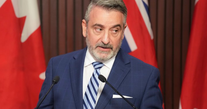 Министърът на жилищното строителство на Онтарио ще направи съобщение с отмени на масата