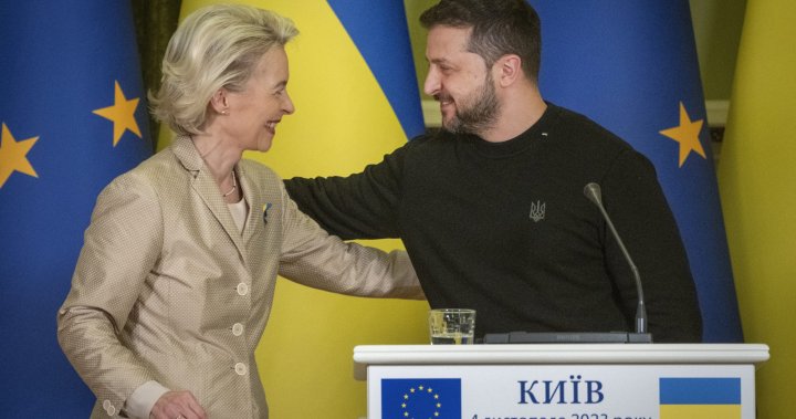 Украйна една стъпка по-близо до членство в ЕС, тъй като блокът се съгласява да започне преговори