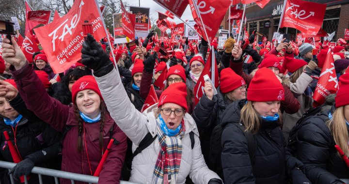 Родителите в Квебек молят за разрешаване, тъй като неограничената стачка може да продължи и след празниците