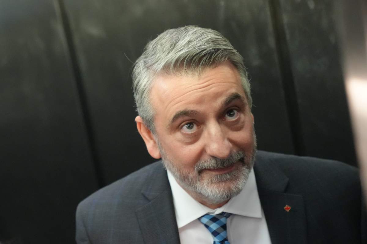 Paul Calandra, Ontario's minister of municipal affairs and housing, leaves the Queen's Park legislature in Toronto, Tuesday, Dec. 5, 2023.