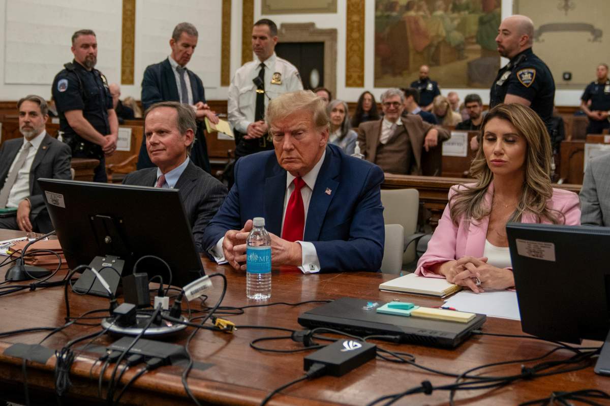 Former President Donald Trump attends the Trump Organization civil fraud trial in New York State Supreme Court, Thursday, Dec. 7, 2023, in New York. (David Dee Delgado/Pool Photo via AP)