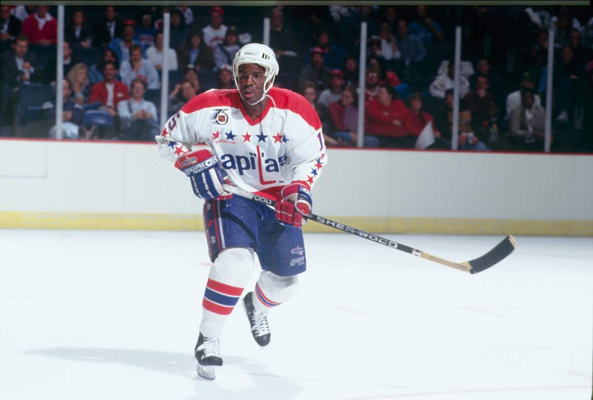 NHL forward Reggie Savage, who played for the Quebec Nordiques and Washington Capitals, has died of cancer at the age of 53. Savage is shown in a handout photo supplied by the Capitals