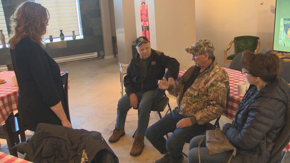 Bernat and Senyk both wanted to meet family members of the victims of the Carberry bus crash.