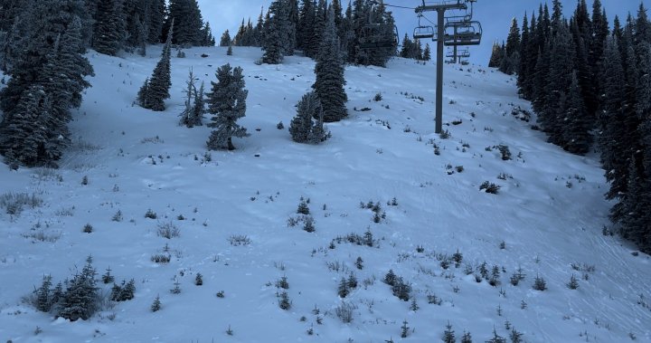 Slow start to ski season at Apex Mountain Resort near Penticton