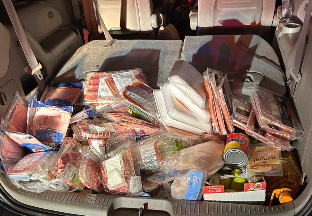 Officers charged a 48-year-old man from Unionville and a 37-year-old person from Scarborough in connection with the theft of deli meats and soft drinks.