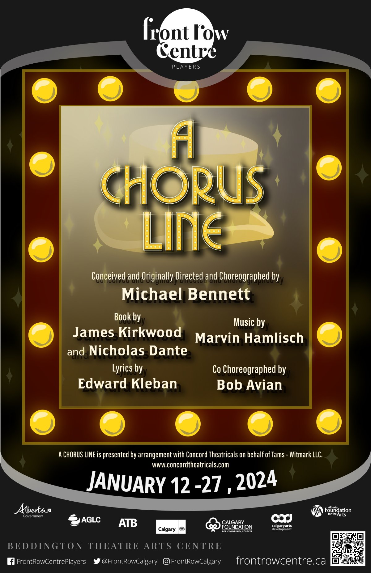 A CHORUS LINE musical from Front Row Centre Players - image