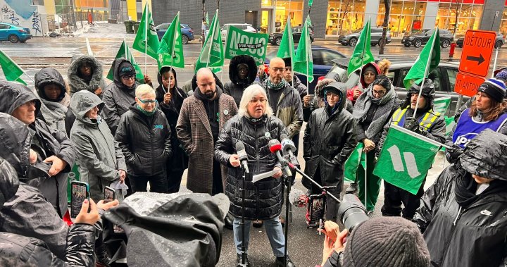 Striking health-care workers rip Quebec’s new health system reform bill