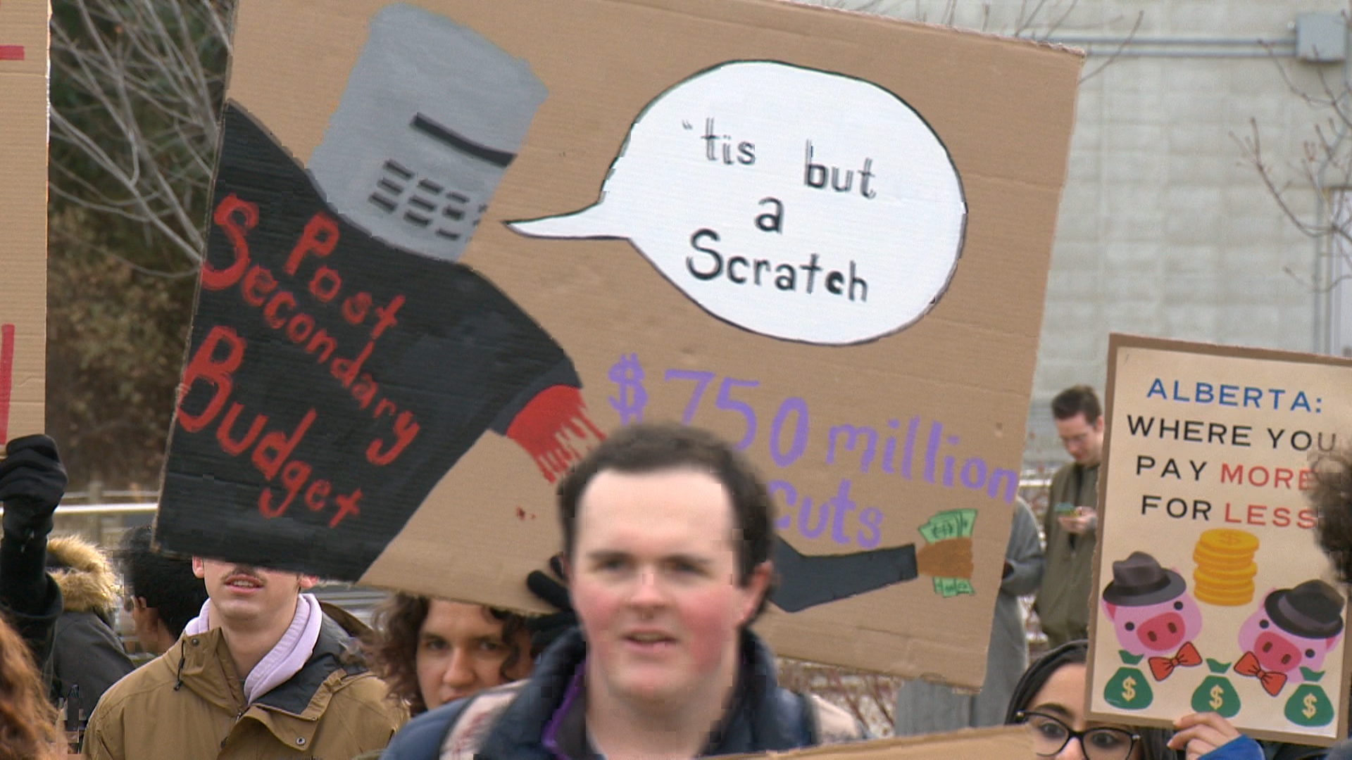 Денят след като финансовата актуализация от правителството на Алберта показа