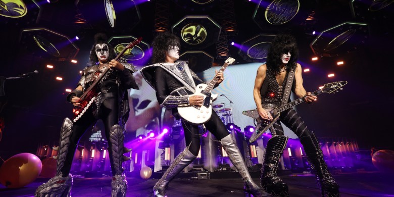 KISS reveals digital avatars at farewell concert: 'We can be forever young'