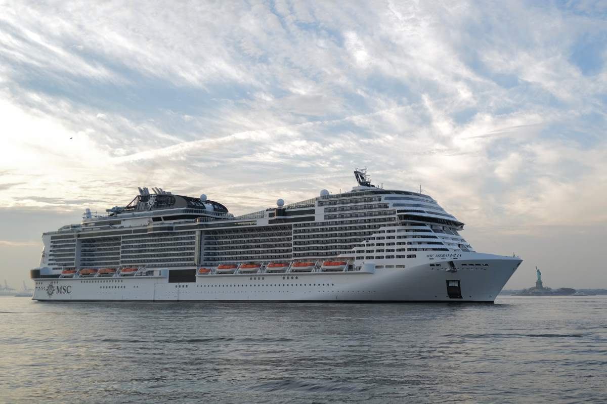 The MSC Meraviglia.