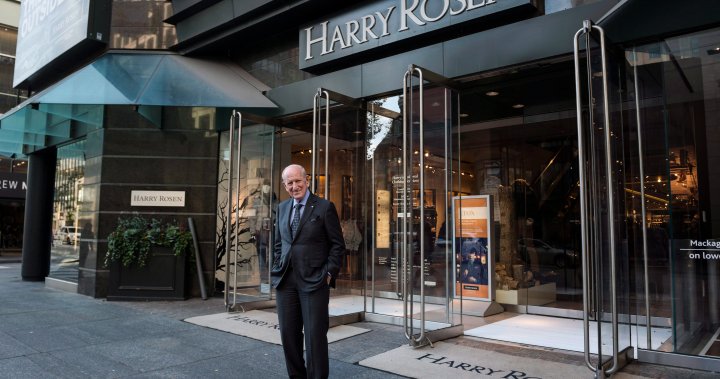 Основателят на канадския търговец на дребно за мъжко облекло Harry Rosen Inc почина