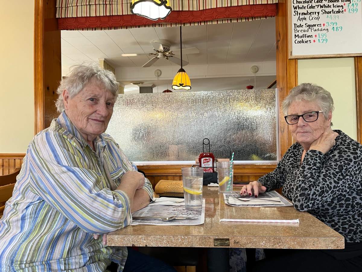 Carol LeBlanc, right, has been coming to Hynes since her school days in the 1960s.