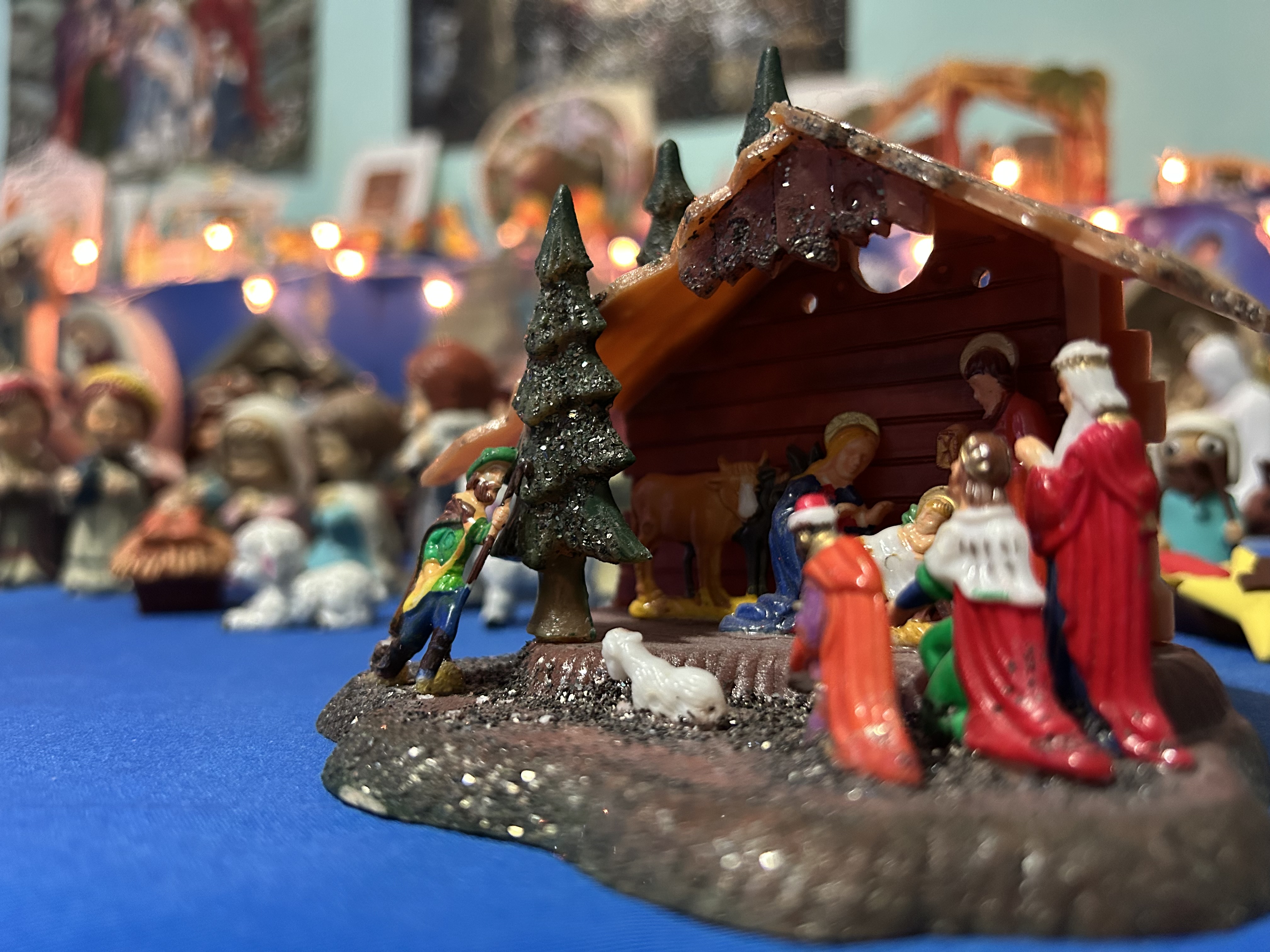 Питърбъро Онтарио резидент Ан Тейлър колекционира сцени от Рождество Христово