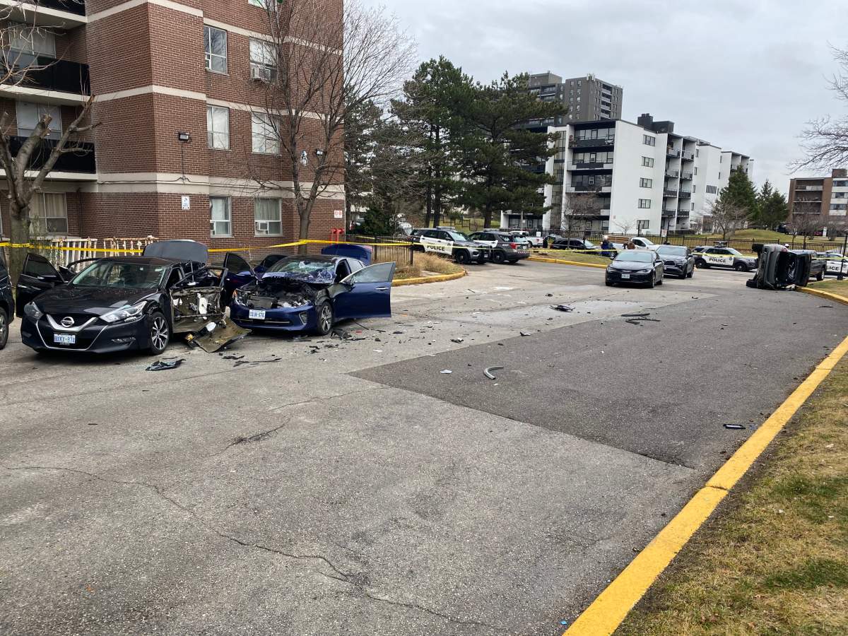 Stolen car rolls over as driver attempts to flee from officers in Toronto, police say - image