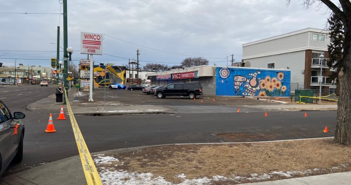 Отдел „Убийства“ разследва смъртта близо до смесения магазин в центъра на Едмънтън