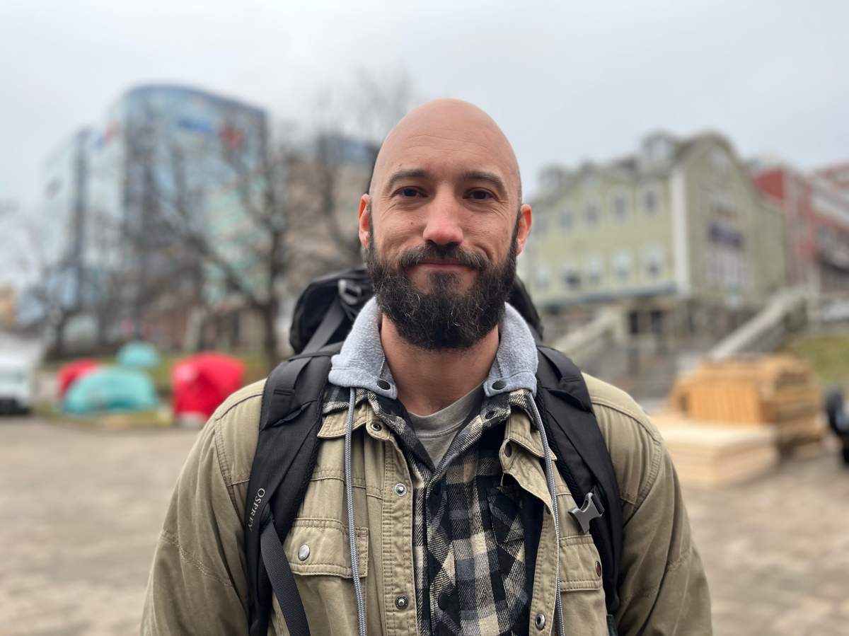 Lucas Goltz is the co-ordinator of downtown Halifax’s navigator outreach program.