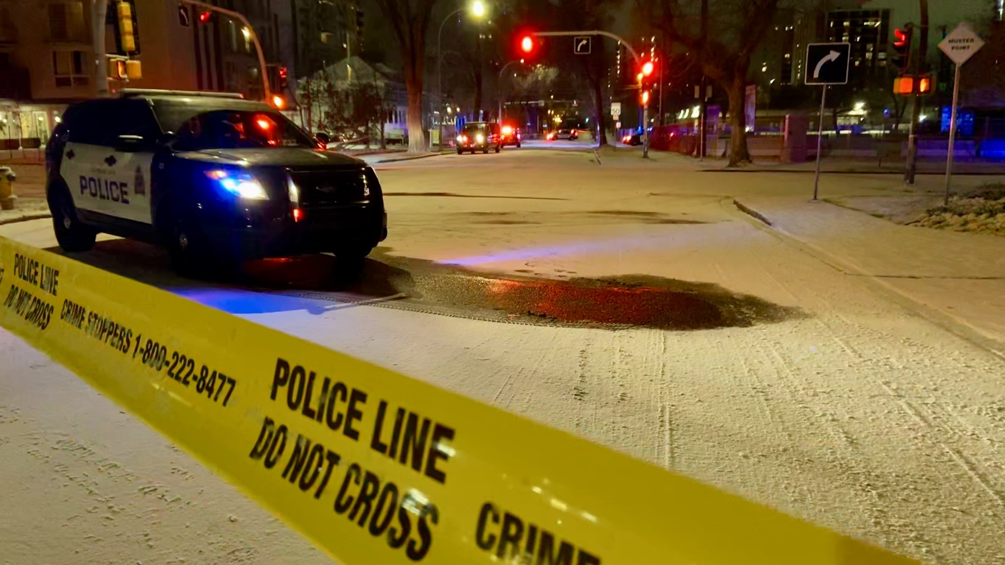 Заподозрян беше застрелян от полицията в Едмънтън в неделя вечерта