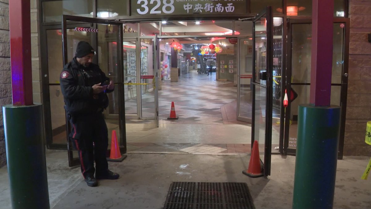 Calgary police are investigating a jewelry store robbery that happened in Chinatown on Monday during which "chemical weapons" were allegedly deployed.