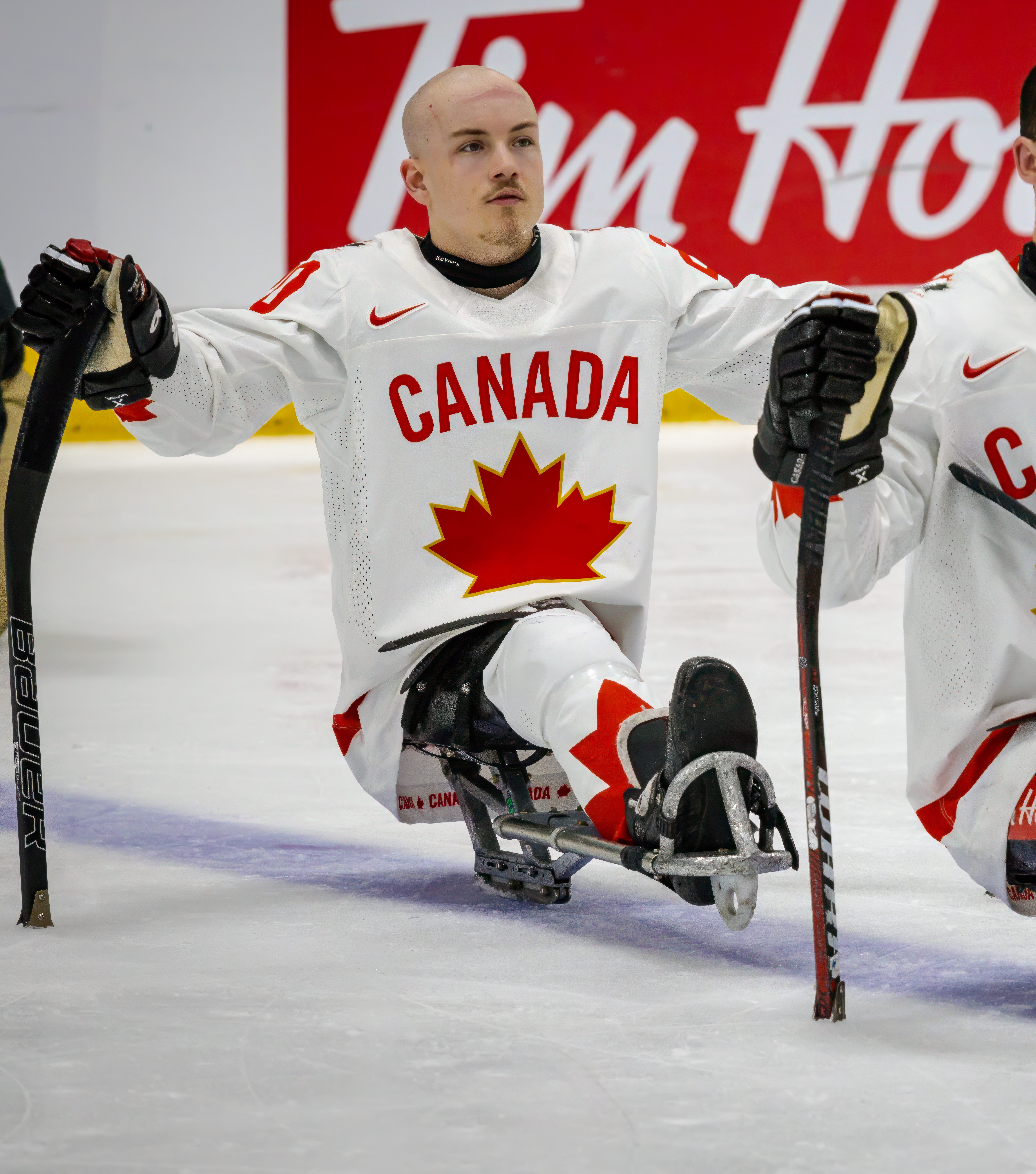 Млад състезател по хокей на шейна от Ню Брънзуик изживява