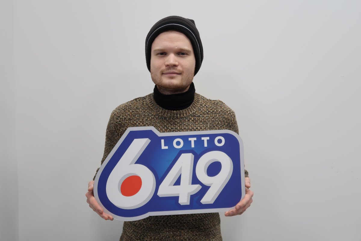 $1 million lotto winner Oleksii Shyplenko.
