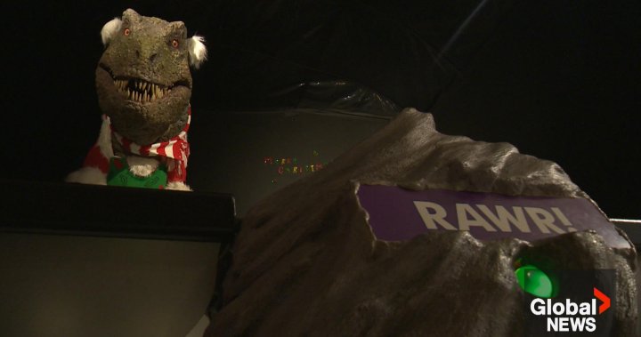 Много обичаният ревящ аниматрон T Rex Megamunch на Кралския музей в