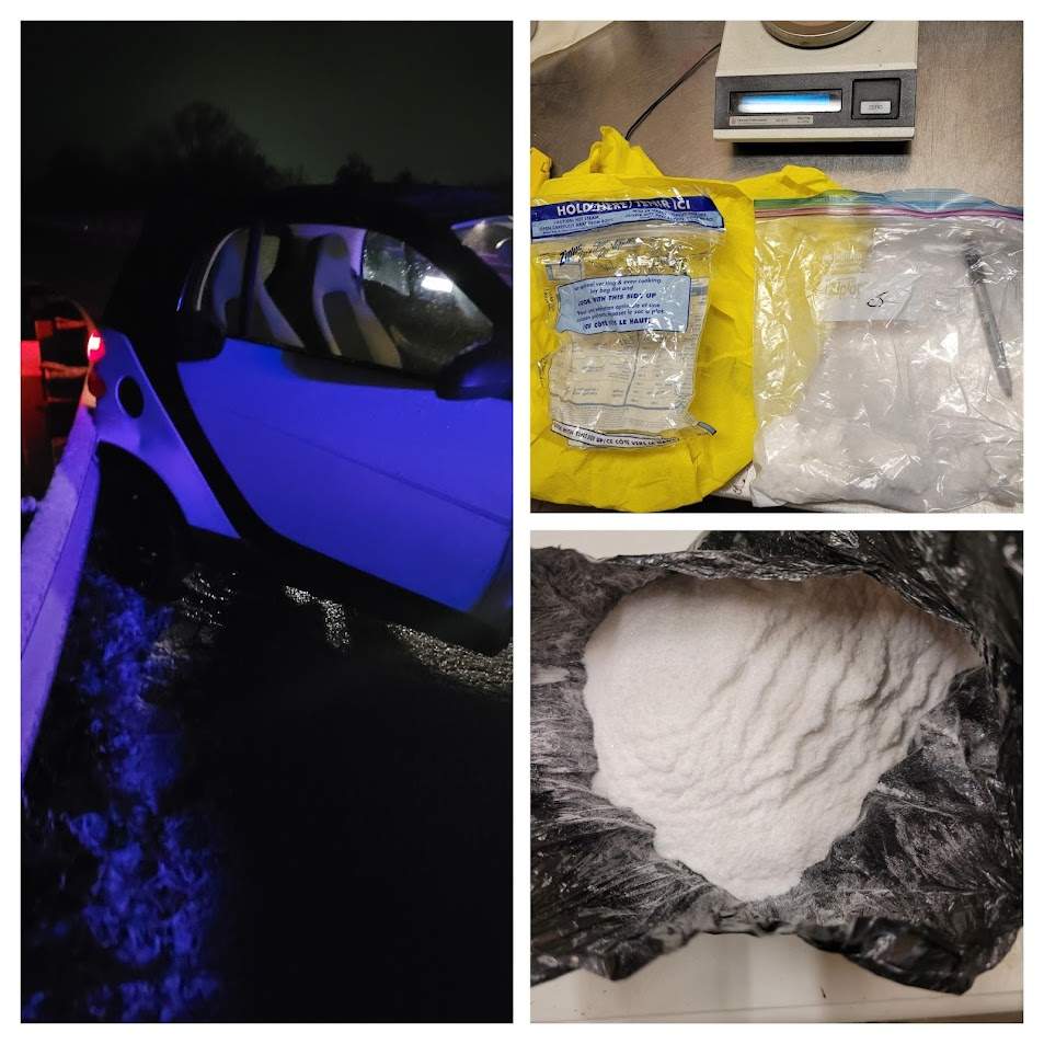 OPP say meth and coke were seized.