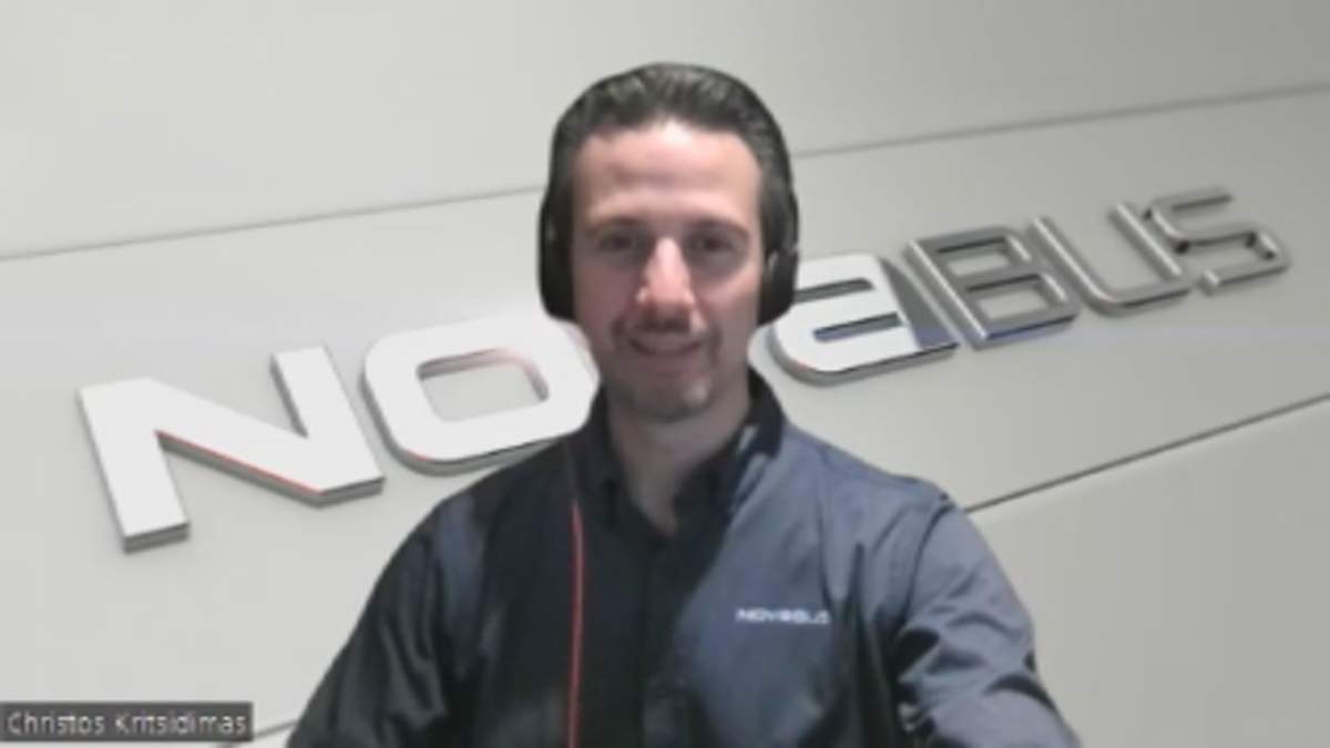 Christos Kritsidimas is the head of legal public affairs and external communications at Nova Bus.