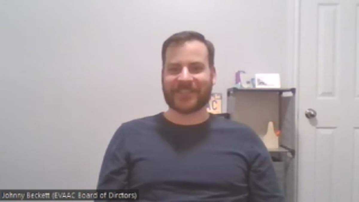 Johnny Beckett is on the board of directors for the Electric Vehicle Association of Canada.