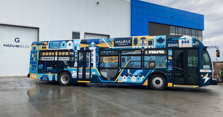 Първият електрически автобус на Халифакс Транзит пристигна миналия вторник с