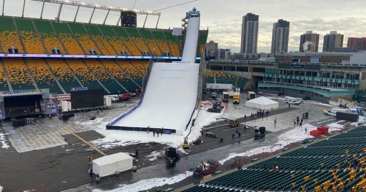 Сноубордистите от Световната купа бръмчат по по-бърза писта на Commonwealth Stadium