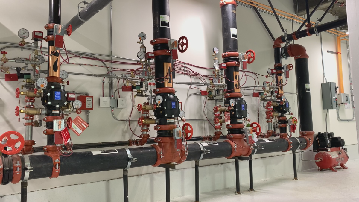 It has a unique fire suppression system as well.