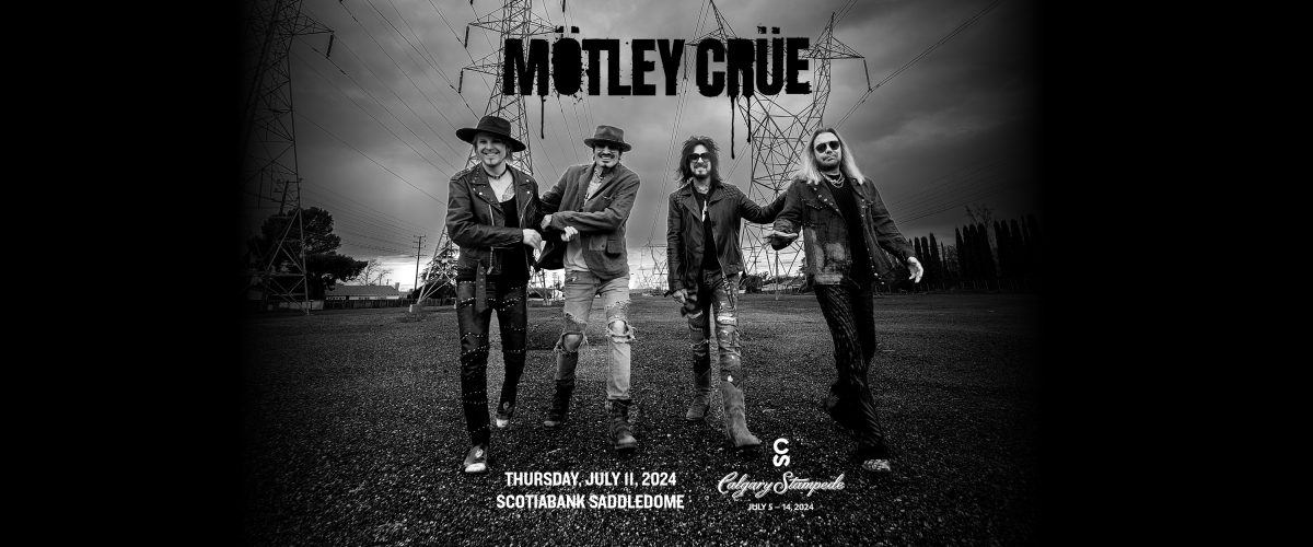 Mötley Crüe at the Calgary Stampede 2024; supported by Global Calgary & QR Calgary - image