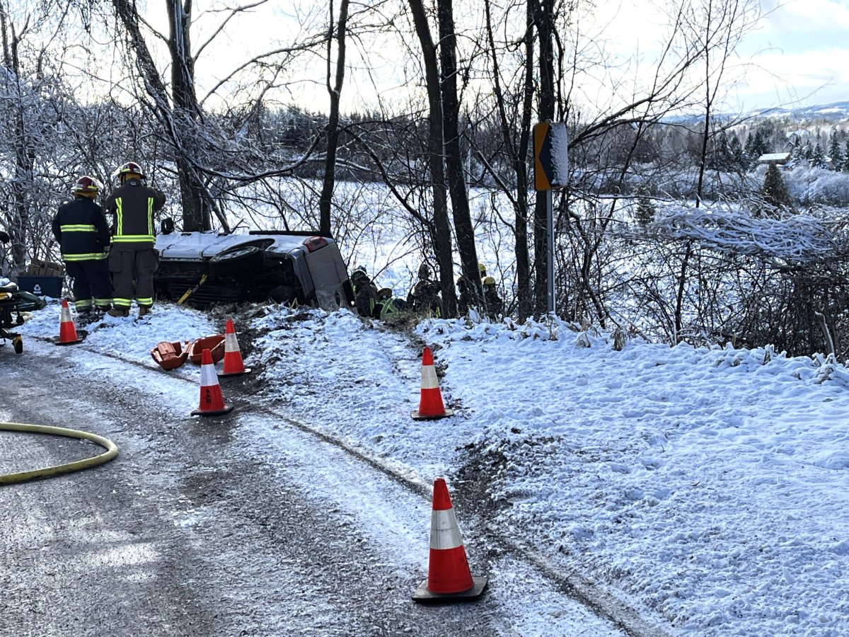 Peterborough County OPP say the driver of a pickup truck died following a crash on Pinehill Road in Bridgenorth on Dec. 19, 2023.