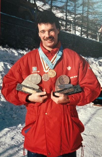 Ralph Pichler, a two-time world champion bobsledder.