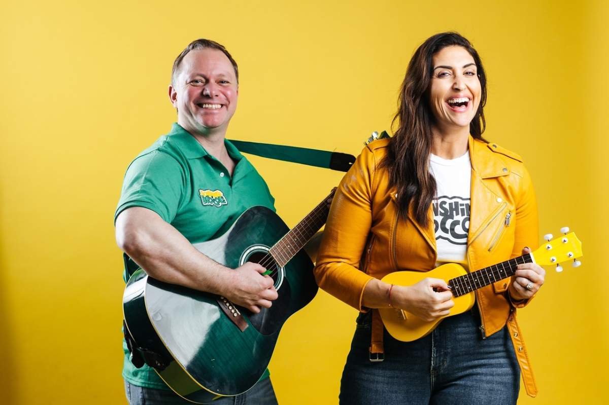 Children’s performers Sonshine and Broccoli will perform at the Downtown Countdown for New Year’s in Barrie.