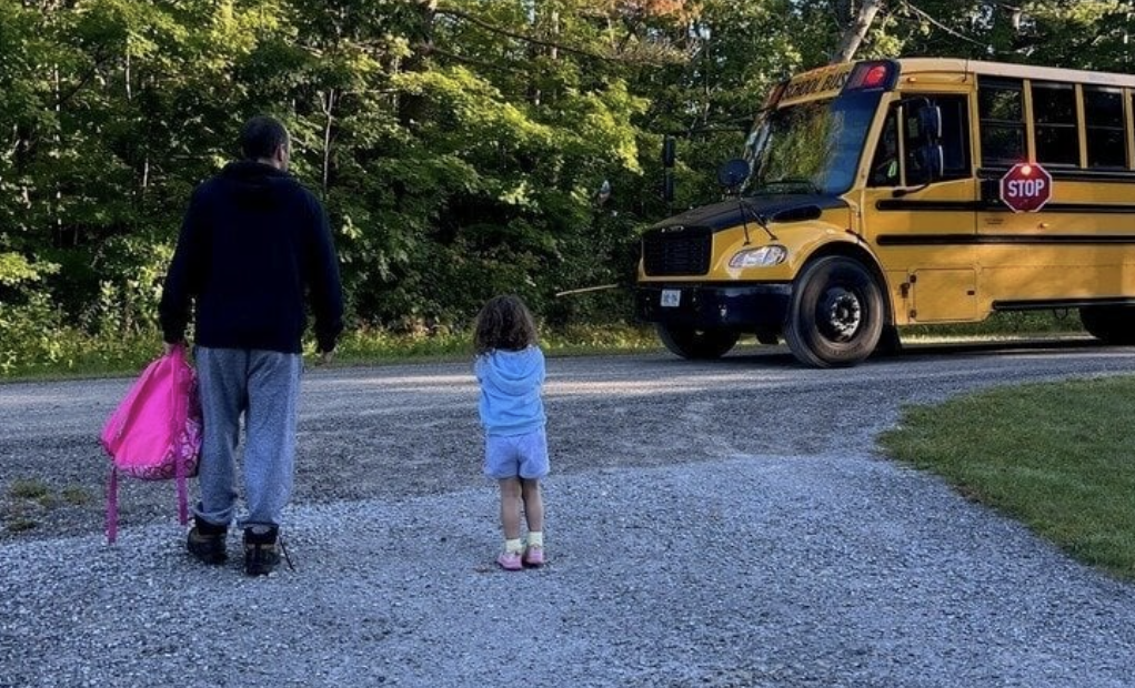 The school bus used to stop in front of the Cadenhead’s home on Sandy Hook Road, a private road off of Highway 35.