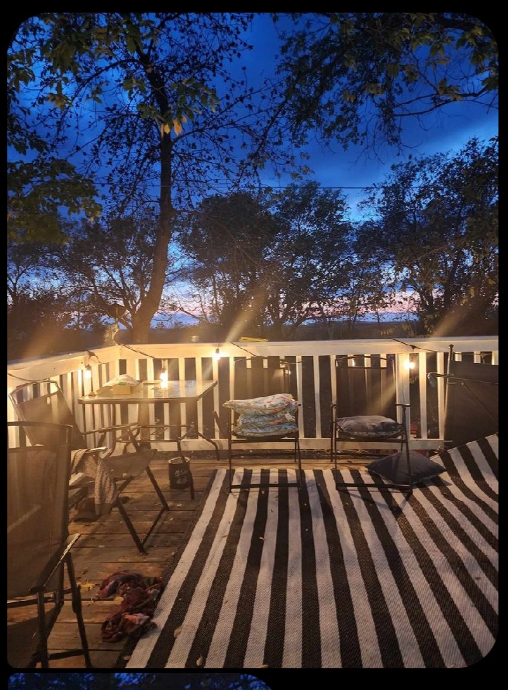 Bingham says his family enjoyed evenings in the backyard, and moved to escape the busyness of the city.