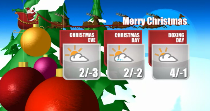 奥卡纳根地区天气：圣诞节预测中稍有降温，阳光普照