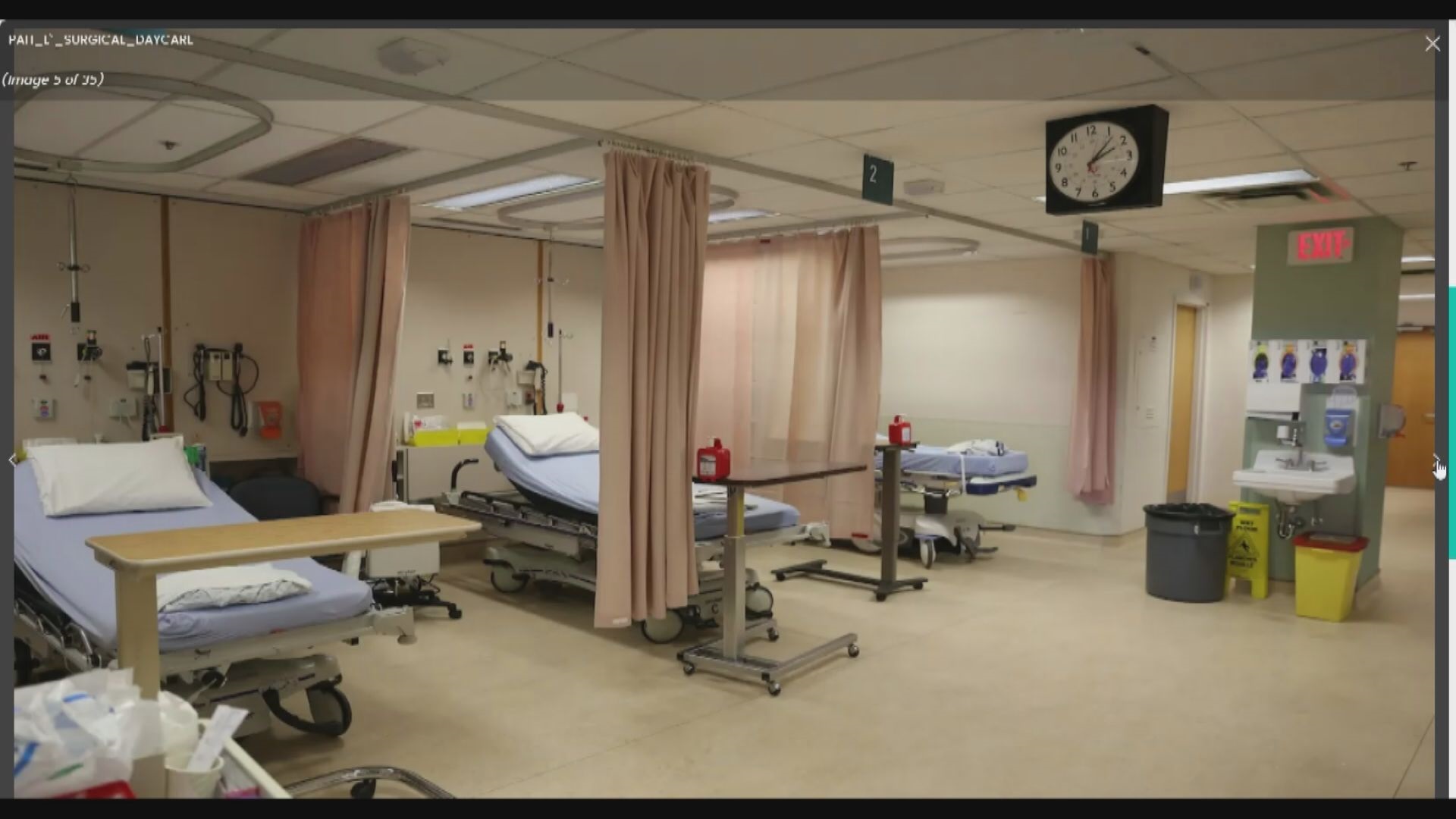 Секция от болница Peace Arch в Британска Колумбия се използваше