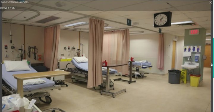 Секция от болница Peace Arch в Британска Колумбия се използваше