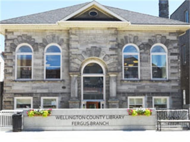 Wellington County Library branch in Fergus.