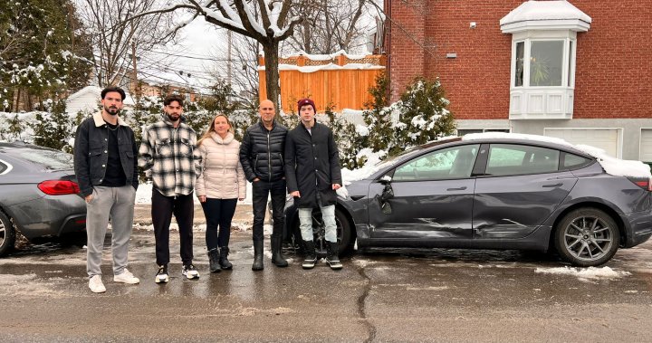 Семейство от Монреал иска извинение от града, след като видео показва как снегорин удря автомобили