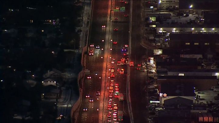 The Edmonton Police Service says charges are pending after two vehicles they suspect were racing one another crashed and "impacted" a third vehicle on Yellowhead Trail on Friday morning.