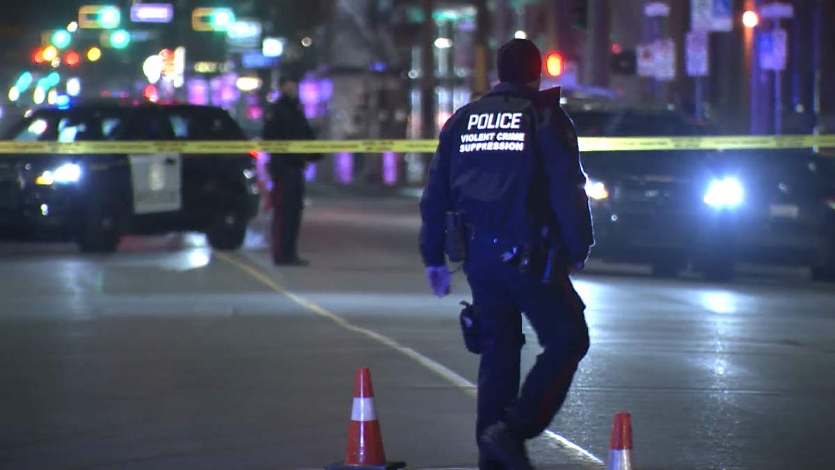 Calgary police investigate a deadly shooting in Beltline.