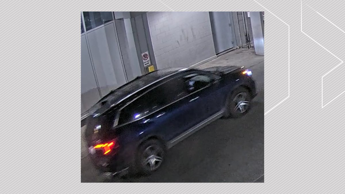A late model Honda Pilot SUV Calgary police believe was in the area of a drive-by shooting on Nov. 30, 2023.