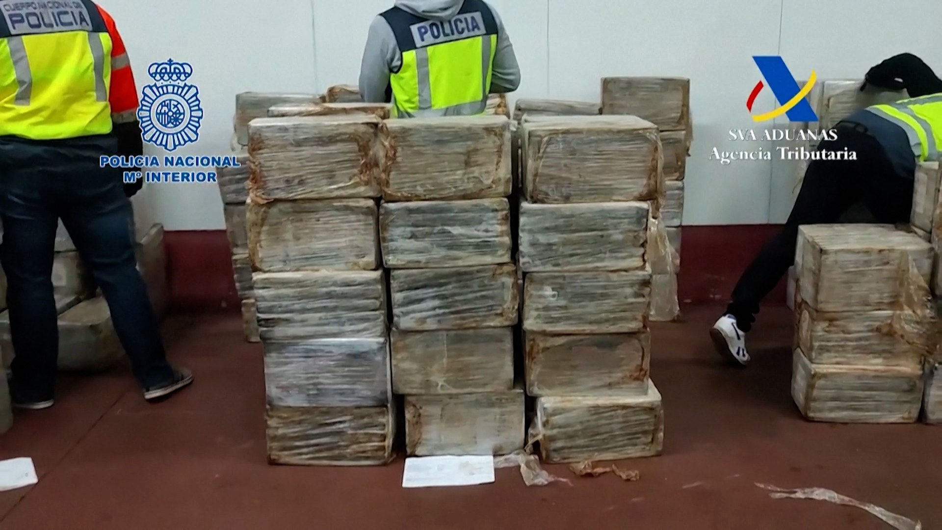 7.5 tonnes of cocaine hidden in frozen tuna Spanish police