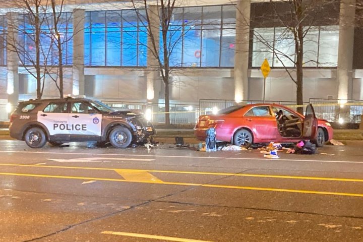 4 injured in North York collision involving police cruiser: Toronto police