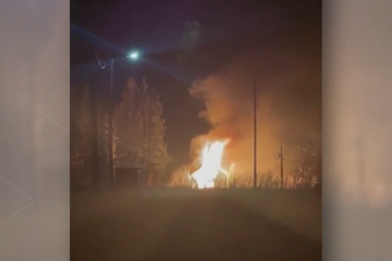 RCMP are investigating a fire that destroyed St. Gabriel Catholic Church in Janvier Friday night.