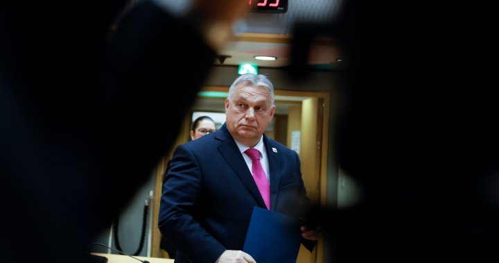 Hungary’s Orban says he could stop Ukraine-EU accession talks, blocks aid